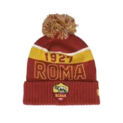New Era - Football Röd pom Beanie - AS Roma Sport Beanie Dark Red Pom @ Hatstore