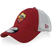 New Era - Football Röd trucker Keps - AS Roma League 9FORTY Maroon/White Trucker @ Hatstore
