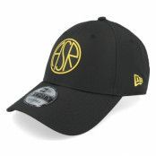 New Era - Football Svart adjustable Keps - AS Roma Poly 9FORTY Black/Yellow Adjustable @ Hatstore