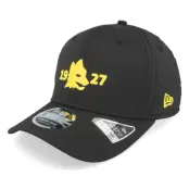 New Era - Football Svart adjustable Keps - AS Roma Puff Print 9FIFTY Black Adjustable @ Hatstore