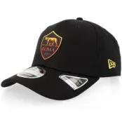 New Era - Football Svart adjustable Keps - AS Roma Repreve 9SEVENTY Black A-Frame Adjustable @ Hatstore