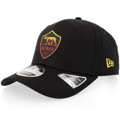 New Era - Football Svart adjustable Keps - AS Roma Repreve 9SEVENTY Black A-Frame Adjustable @ Hatstore