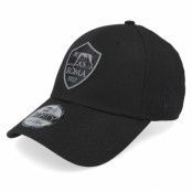 New Era - Football Svart adjustable Keps - AS Roma Tonal 9FORTY Black Adjustable @ Hatstore