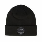 New Era - Football Svart cuff Beanie - AS Roma Tonal Cuff Beanie Black Cuff @ Hatstore