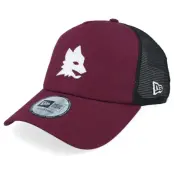 New Era - Football Svart trucker Keps - AS Roma Seasonal  Burgundy/Black A-frame Trucker @ Hatstore