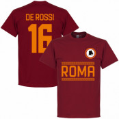 Roma T-shirt AS De Rossi 16 Team Röd L
