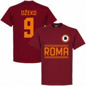 Roma T-shirt AS Dzeko 9 Team Edin Dzeko Röd L