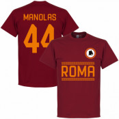 Roma T-shirt AS Monolas 44 Team Röd M