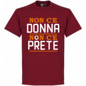 Roma T-shirt AS Slogan Röd M