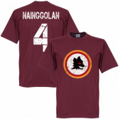 Roma T-shirt Retro Nainggolan 4 Rödbrun S