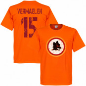 Roma T-shirt Retro Vermaelen 15 Orange S