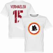 Roma T-shirt Retro Vermaelen 15 Vit L