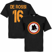 Roma T-shirt Vintage Crest with De Rossi 16 Daniele De Rossi Svart S
