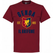Genoa T-shirt Established Rödbrun XL
