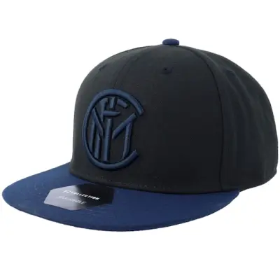 Fan Ink - Football Svart snapback Keps - Inter Milan Football Beyond Borders Black/Navy Snapback @ Hatstore