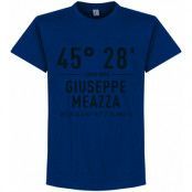 Inter T-shirt Giuseppe Meazza Coordinates Blå L