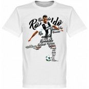 Juventus T-shirt Ronaldo Script Barn Cristiano Ronaldo Vit 4 år