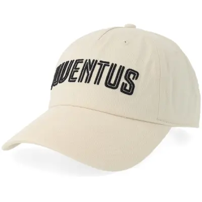 Fanatics - Football Beige unconstructed Keps - Juventus Thrive Natural Dad Cap @ Hatstore