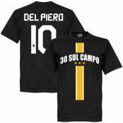 Juventus T-shirt 30 Sul Campo Del Piero Svart 5XL