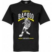 Juventus T-shirt Baggio Juve Fantasista Roberto Baggio Svart L
