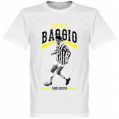Juventus T-shirt Baggio Juve Fantasista Roberto Baggio Vit 5XL