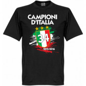 Juventus T-shirt Campioni DItalia 34 Svart XS