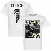 Juventus T-shirt Grazie Gigi Buffon 1 Gianluigi Buffon Vit 5XL