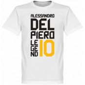 Juventus T-shirt Legend Del Piero Legend Alessandro Del Piero Vit 5XL