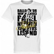 Juventus T-shirt Legend Nedved Legend Vit L