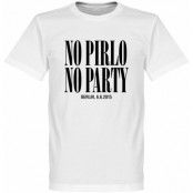 Juventus T-shirt No Pirlo No Party Berlin Final Andrea Pirlo Vit L