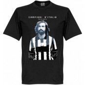 Juventus T-shirt Winners 2015 Pirlo Campioni DItalia Andrea Pirlo Svart XL