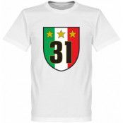 Juventus T-shirt Winners 31 Campione Vit 5XL