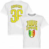 Juventus T-shirt Winners Juve Campioni 36 Vit XS