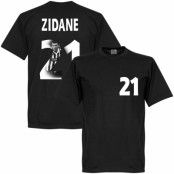 Juventus T-shirt Zidane Gallery Zinedine Zidane Svart 5XL