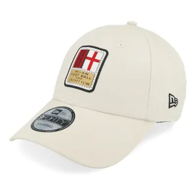 New Era - Football Beige adjustable Keps - AC Milan Est Logo 9FORTY Ivory Adjustable @ Hatstore