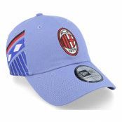 New Era - Football Blå unconstructed Keps - AC Milan Hertiage Casual Classic Blue Dad Cap @ Hatstore