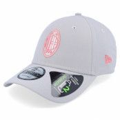 New Era - Football Grå adjustable Keps - AC Milan Ac Milan Seasonal Pop 9FORTY Gray Adjustable @ Hatstore