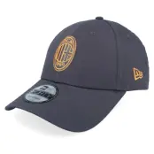 New Era - Football Grå adjustable Keps - AC Milan Colour Pop 9FORTY Dark Grey Adjustable @ Hatstore