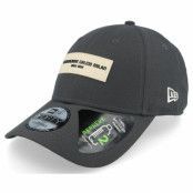 New Era - Football Grå adjustable Keps - AC Milan Repreve Rubber 9FORTY Charcoal Adjustable @ Hatstore