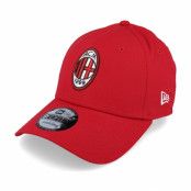 New Era - Football Röd adjustable Keps - AC Milan Core 9FORTY Scarlet Adjustable @ Hatstore