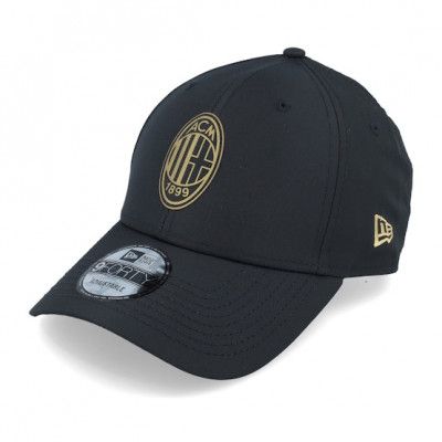 New Era - Football Svart adjustable Keps - AC Milan 9FORTY Black/GoldAdjustable @ Hatstore