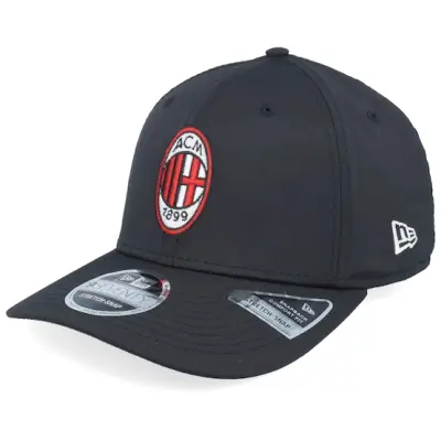 New Era - Football Svart adjustable Keps - AC Milan Core 9SEVENTY Stretch Snap Black Adjustable @ Hatstore