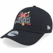 New Era - Football Svart adjustable Keps - Kids AC Milan Ac Milan Doodle Youth 9FORTY Black Adjustable @ Hatstore