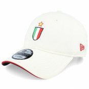 New Era - Football Vit unconstructed Keps - AC Milan 1993 9TWENTY White Dad Cap @ Hatstore