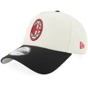 New Era - Vit adjustable Keps -"Hatstore Exclusive x AC Milan 9FORTY Chrome/Black A-Frame Adjustable"@ Hatstore