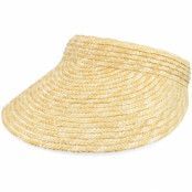 Sur la tête - Beige visor Keps - Milan Sun Natural Visor @ Hatstore