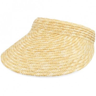 Sur la tête - Beige visor Keps - Milan Sun Natural Visor @ Hatstore