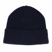 MJM Hats - Blå cuff Beanie - Beanie Milan Recycled Woolmix Navy Cuff @ Hatstore