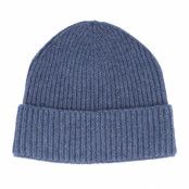 MJM Hats - Blå cuff Beanie - Milan Recycled Woolmix Blue Cuff @ Hatstore