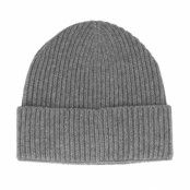 MJM Hats - Grå cuff Beanie - Beanie Milan Recycled Woolmix Grey Cuff @ Hatstore